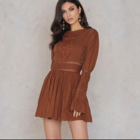 Free PeopleThe Victorian Waist Mini Dress - Picture 3 of 4